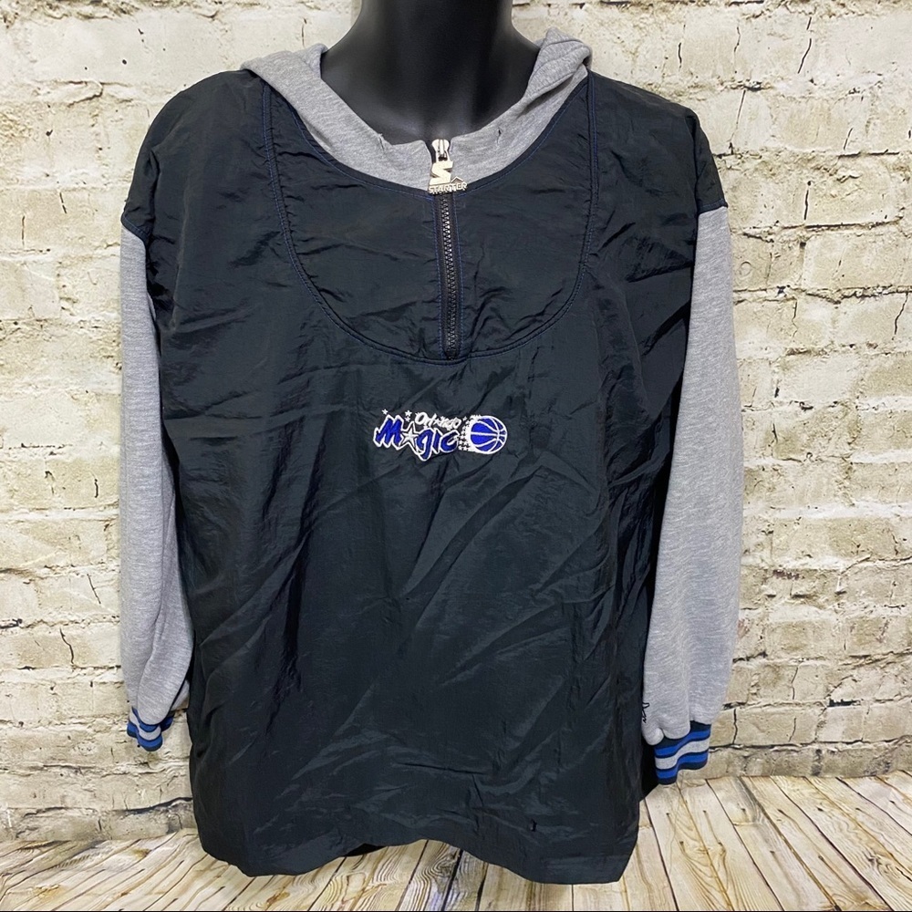 Vintage Starter Orlando Magic Hooded Pullover